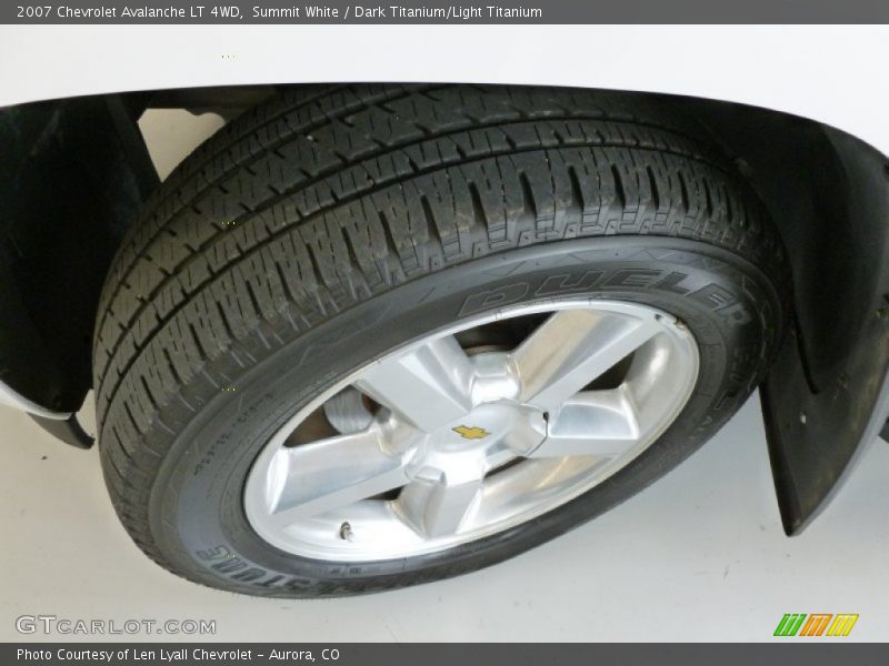 Summit White / Dark Titanium/Light Titanium 2007 Chevrolet Avalanche LT 4WD