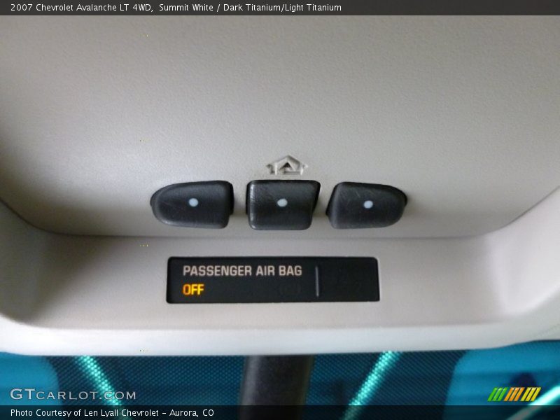 Summit White / Dark Titanium/Light Titanium 2007 Chevrolet Avalanche LT 4WD