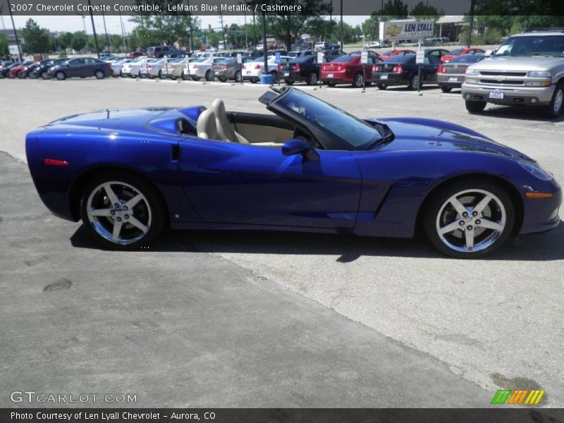 LeMans Blue Metallic / Cashmere 2007 Chevrolet Corvette Convertible