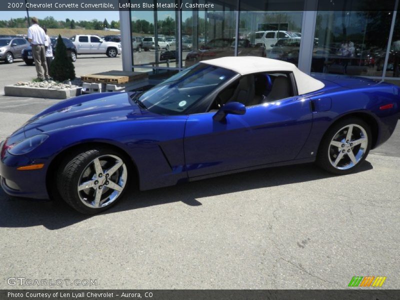 LeMans Blue Metallic / Cashmere 2007 Chevrolet Corvette Convertible