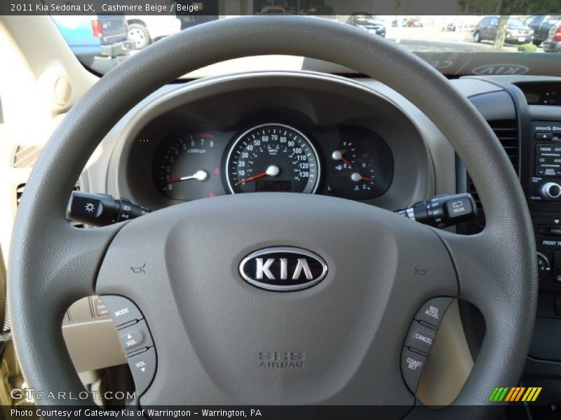 Cashmere Beige / Beige 2011 Kia Sedona LX