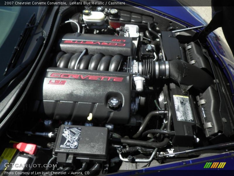  2007 Corvette Convertible Engine - 6.0 Liter OHV 16-Valve LS2 V8
