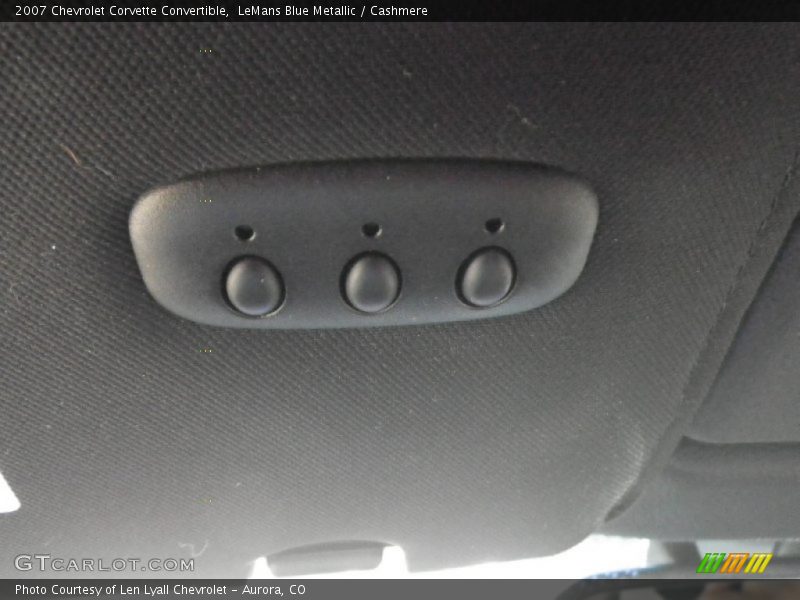 LeMans Blue Metallic / Cashmere 2007 Chevrolet Corvette Convertible
