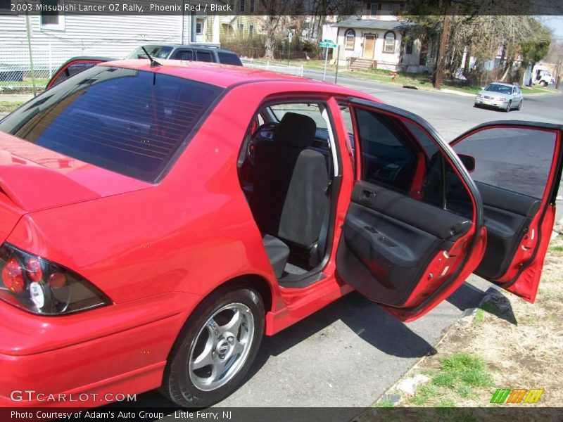 Phoenix Red / Black 2003 Mitsubishi Lancer OZ Rally