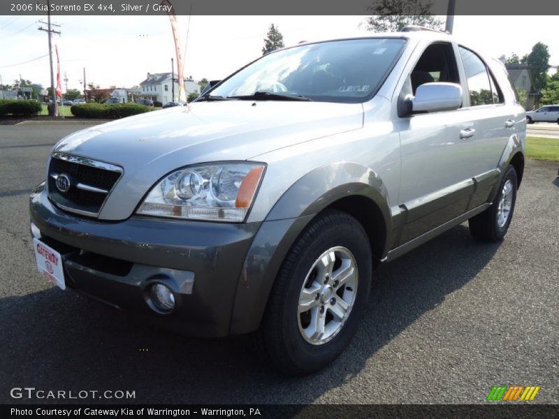Silver / Gray 2006 Kia Sorento EX 4x4