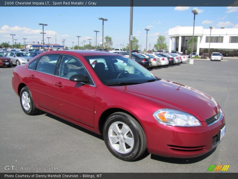 Sport Red Metallic / Gray 2006 Chevrolet Impala LT