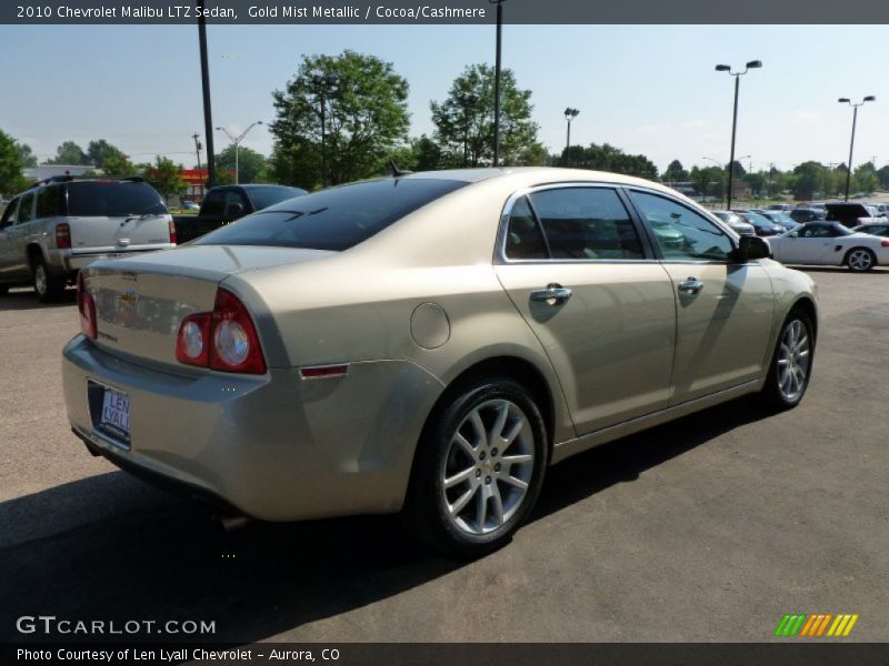 Gold Mist Metallic / Cocoa/Cashmere 2010 Chevrolet Malibu LTZ Sedan