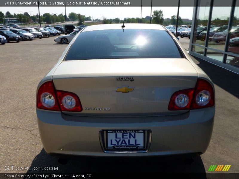 Gold Mist Metallic / Cocoa/Cashmere 2010 Chevrolet Malibu LTZ Sedan