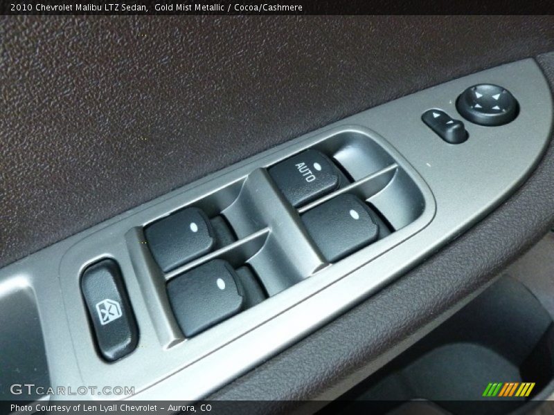 Gold Mist Metallic / Cocoa/Cashmere 2010 Chevrolet Malibu LTZ Sedan