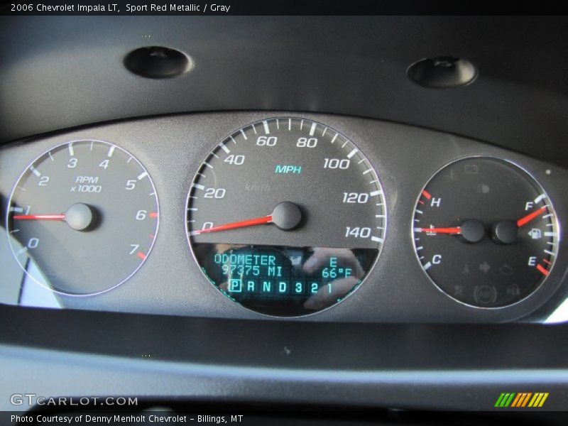 Sport Red Metallic / Gray 2006 Chevrolet Impala LT