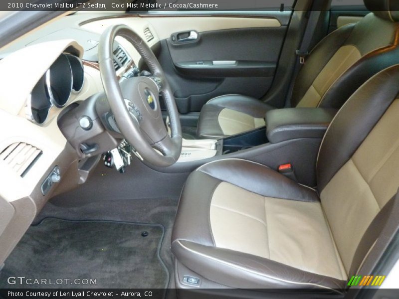 Gold Mist Metallic / Cocoa/Cashmere 2010 Chevrolet Malibu LTZ Sedan