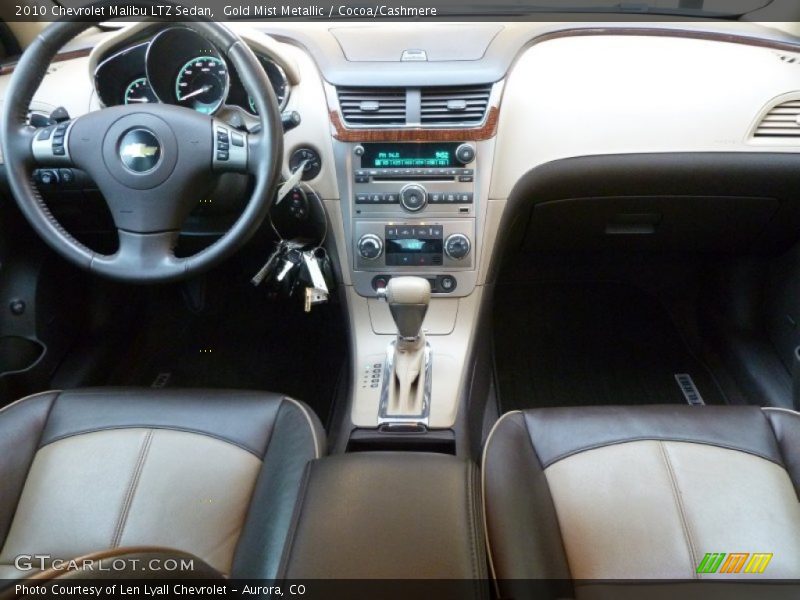 Gold Mist Metallic / Cocoa/Cashmere 2010 Chevrolet Malibu LTZ Sedan