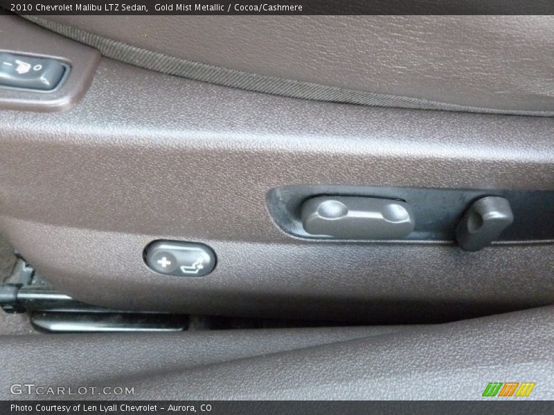 Gold Mist Metallic / Cocoa/Cashmere 2010 Chevrolet Malibu LTZ Sedan