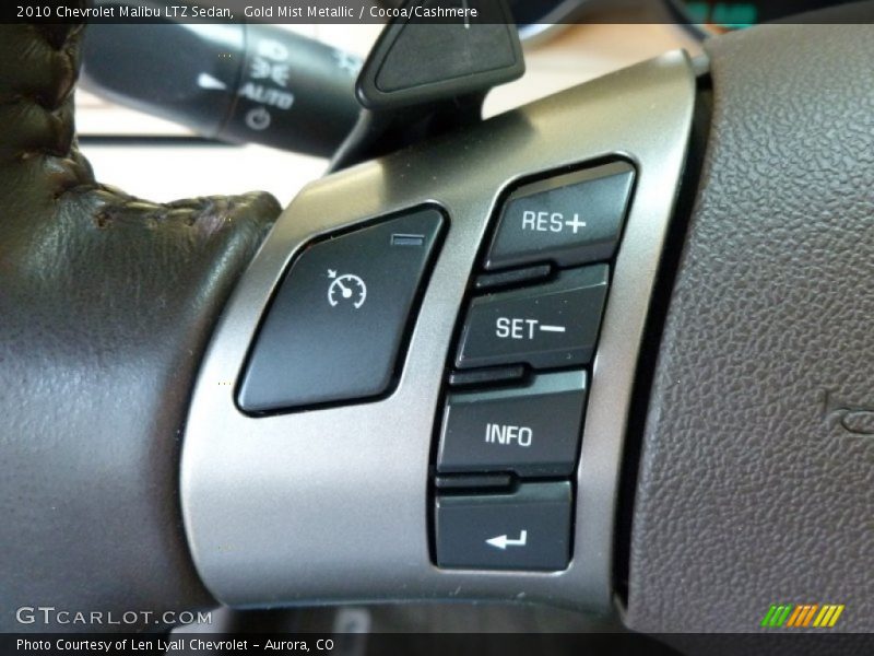 Gold Mist Metallic / Cocoa/Cashmere 2010 Chevrolet Malibu LTZ Sedan