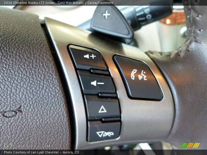Gold Mist Metallic / Cocoa/Cashmere 2010 Chevrolet Malibu LTZ Sedan