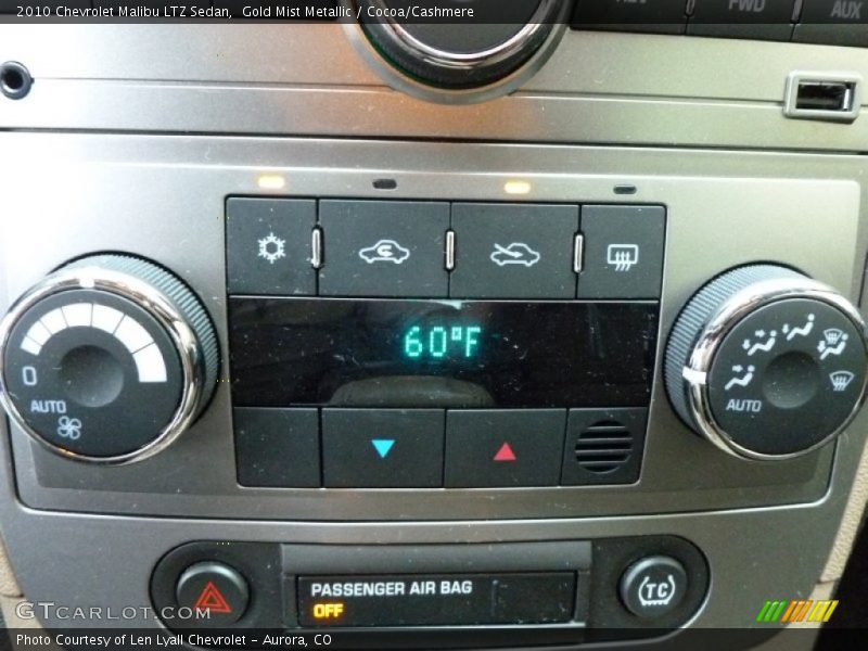 Gold Mist Metallic / Cocoa/Cashmere 2010 Chevrolet Malibu LTZ Sedan