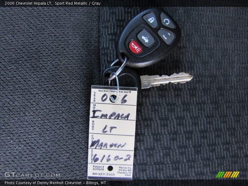 Sport Red Metallic / Gray 2006 Chevrolet Impala LT