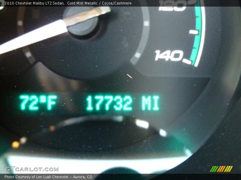 Gold Mist Metallic / Cocoa/Cashmere 2010 Chevrolet Malibu LTZ Sedan