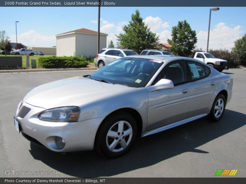 Liquid Silver Metallic / Ebony 2008 Pontiac Grand Prix Sedan