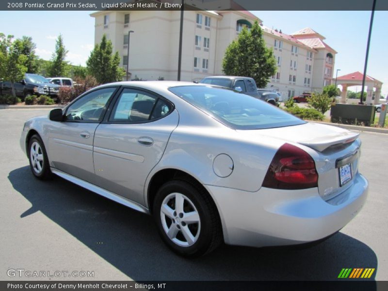 Liquid Silver Metallic / Ebony 2008 Pontiac Grand Prix Sedan