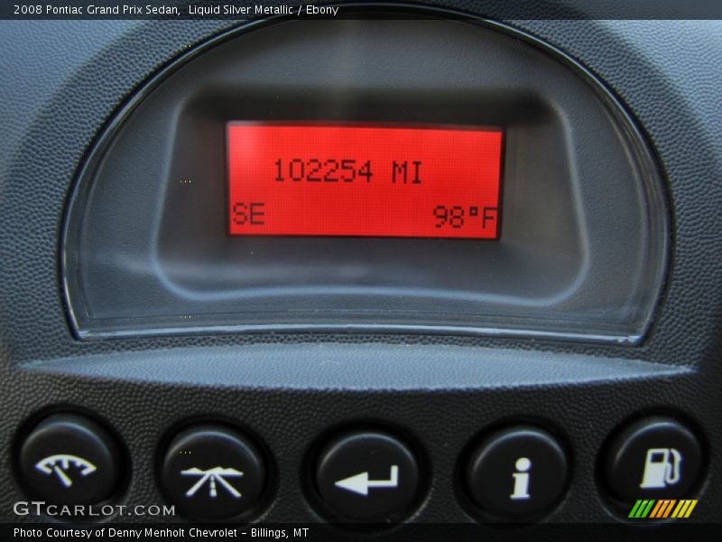 Liquid Silver Metallic / Ebony 2008 Pontiac Grand Prix Sedan
