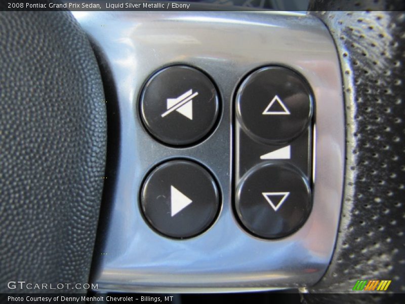 Liquid Silver Metallic / Ebony 2008 Pontiac Grand Prix Sedan