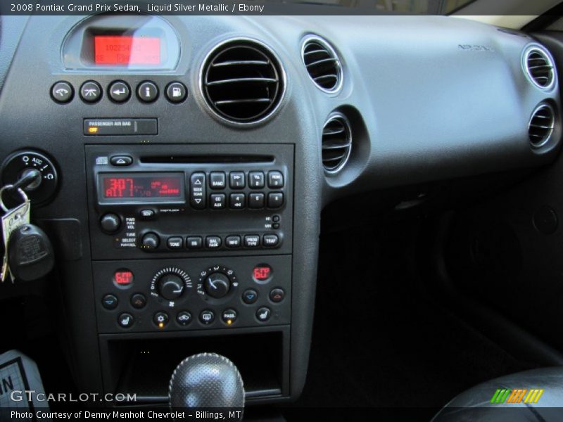 Liquid Silver Metallic / Ebony 2008 Pontiac Grand Prix Sedan