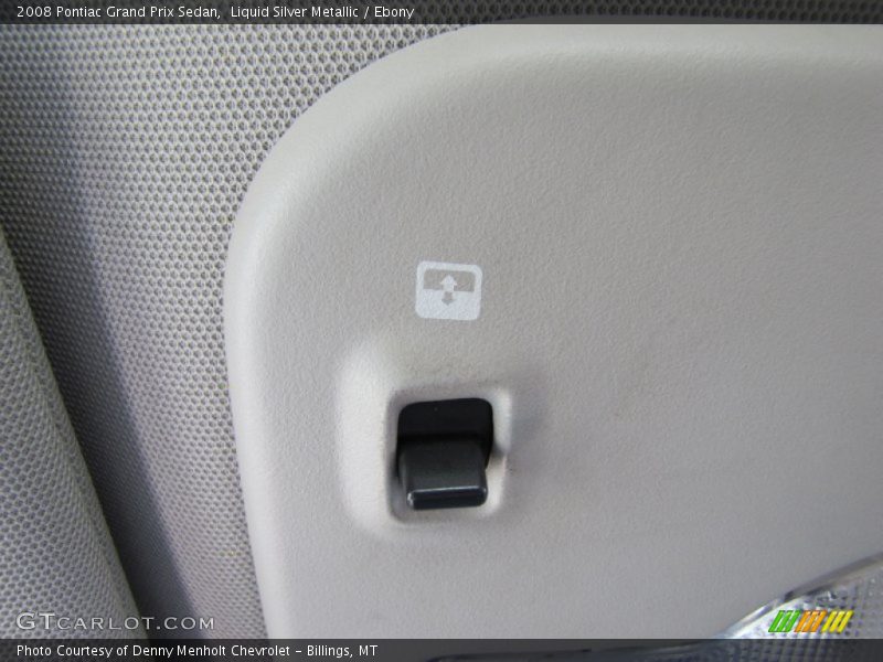 Liquid Silver Metallic / Ebony 2008 Pontiac Grand Prix Sedan