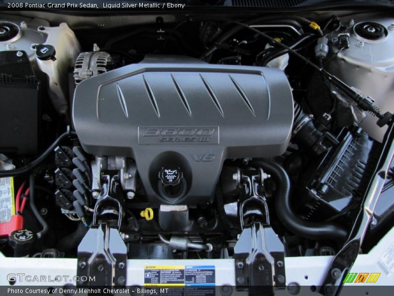 Liquid Silver Metallic / Ebony 2008 Pontiac Grand Prix Sedan