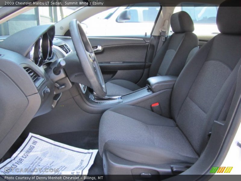 Summit White / Ebony 2009 Chevrolet Malibu LT Sedan