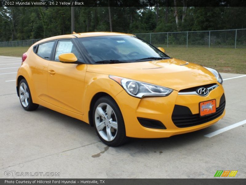 26.2 Yellow / Black 2012 Hyundai Veloster