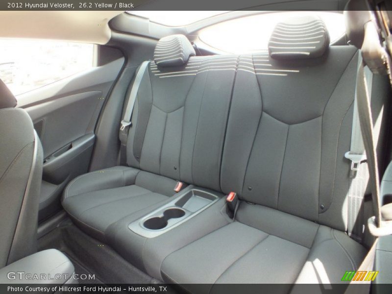 Rear Seat of 2012 Veloster 