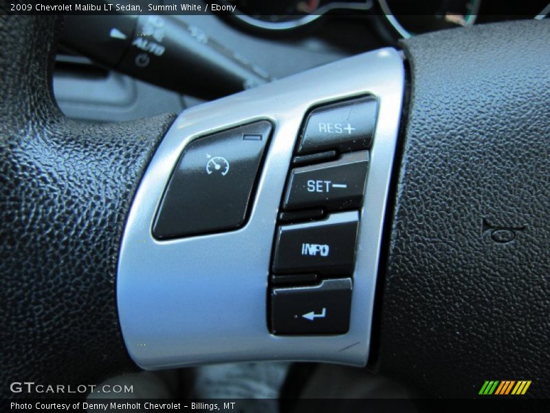 Summit White / Ebony 2009 Chevrolet Malibu LT Sedan
