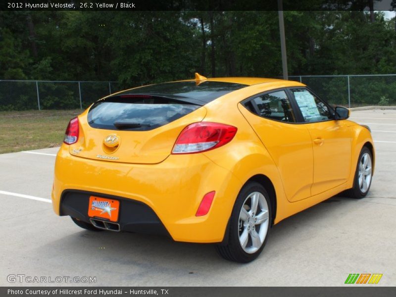 26.2 Yellow / Black 2012 Hyundai Veloster