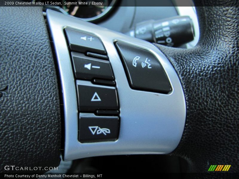 Summit White / Ebony 2009 Chevrolet Malibu LT Sedan