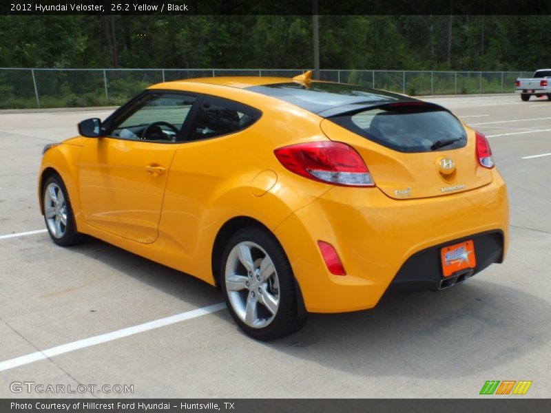 26.2 Yellow / Black 2012 Hyundai Veloster