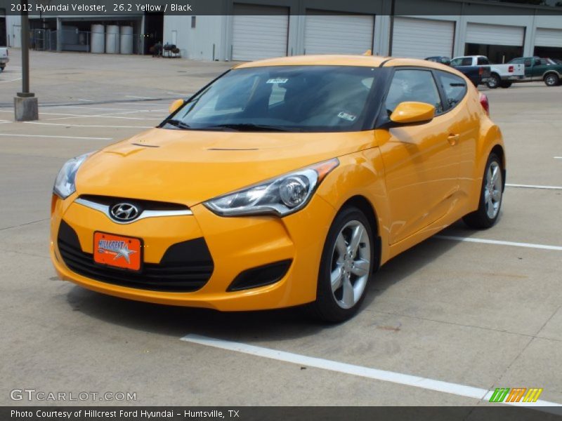 26.2 Yellow / Black 2012 Hyundai Veloster