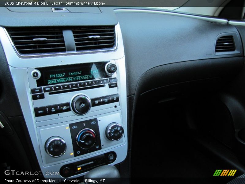Summit White / Ebony 2009 Chevrolet Malibu LT Sedan