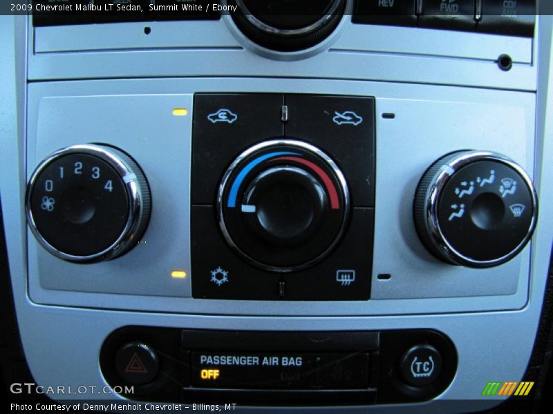 Summit White / Ebony 2009 Chevrolet Malibu LT Sedan