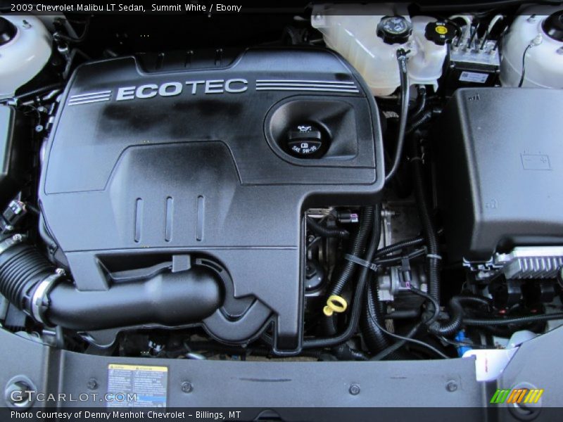 Summit White / Ebony 2009 Chevrolet Malibu LT Sedan