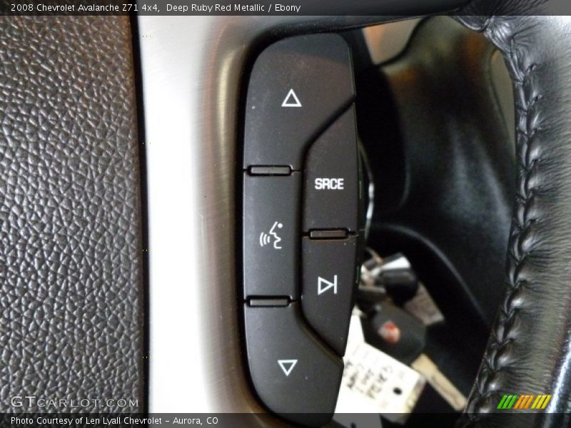 Deep Ruby Red Metallic / Ebony 2008 Chevrolet Avalanche Z71 4x4