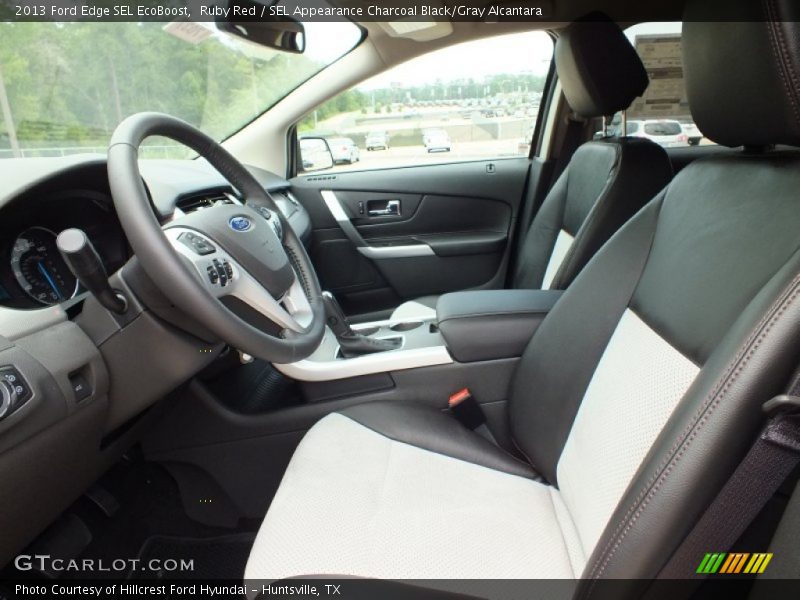  2013 Edge SEL EcoBoost SEL Appearance Charcoal Black/Gray Alcantara Interior