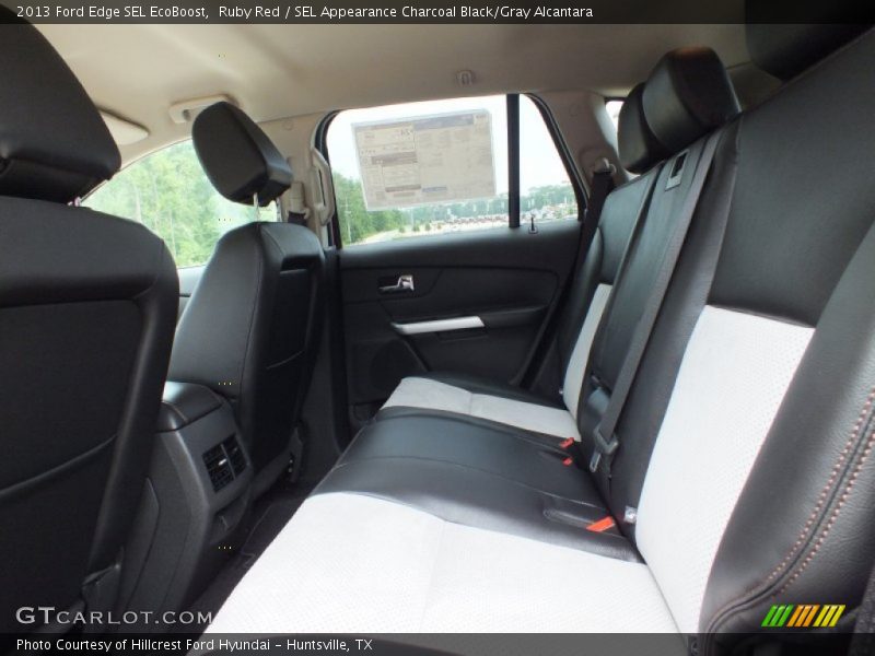  2013 Edge SEL EcoBoost SEL Appearance Charcoal Black/Gray Alcantara Interior