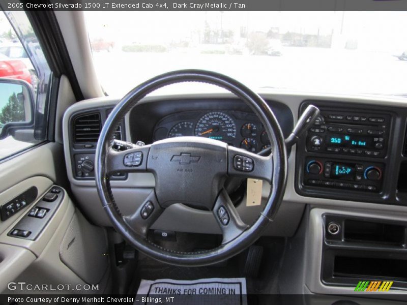 Dark Gray Metallic / Tan 2005 Chevrolet Silverado 1500 LT Extended Cab 4x4