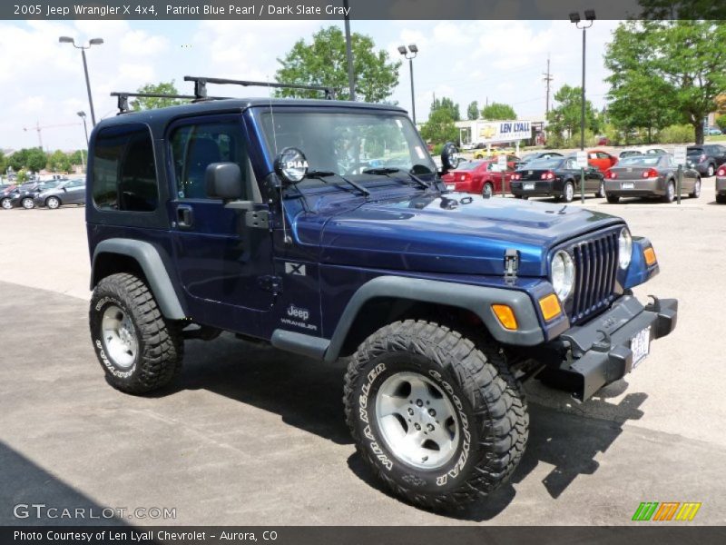 Patriot Blue Pearl / Dark Slate Gray 2005 Jeep Wrangler X 4x4