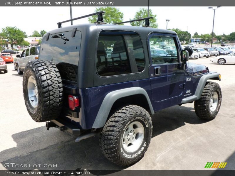 Patriot Blue Pearl / Dark Slate Gray 2005 Jeep Wrangler X 4x4