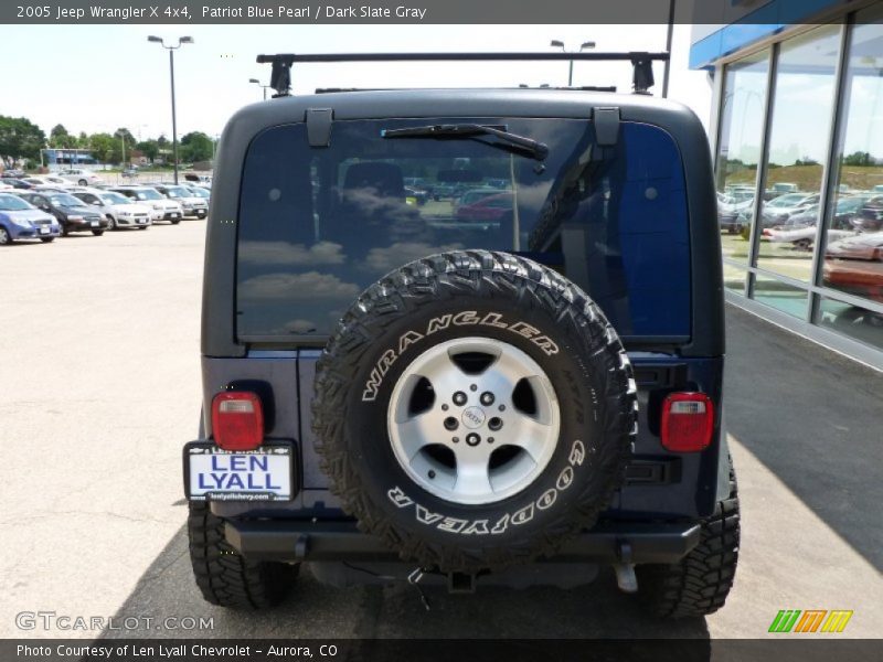 Patriot Blue Pearl / Dark Slate Gray 2005 Jeep Wrangler X 4x4