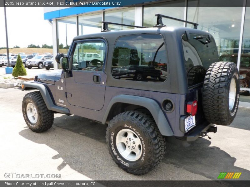Patriot Blue Pearl / Dark Slate Gray 2005 Jeep Wrangler X 4x4