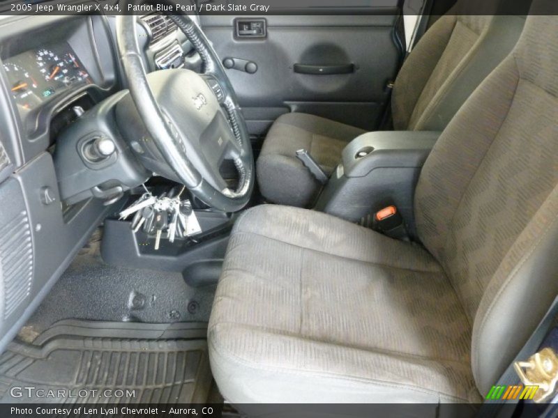 Patriot Blue Pearl / Dark Slate Gray 2005 Jeep Wrangler X 4x4