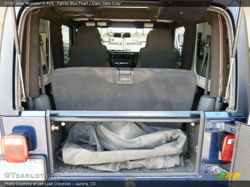 Patriot Blue Pearl / Dark Slate Gray 2005 Jeep Wrangler X 4x4